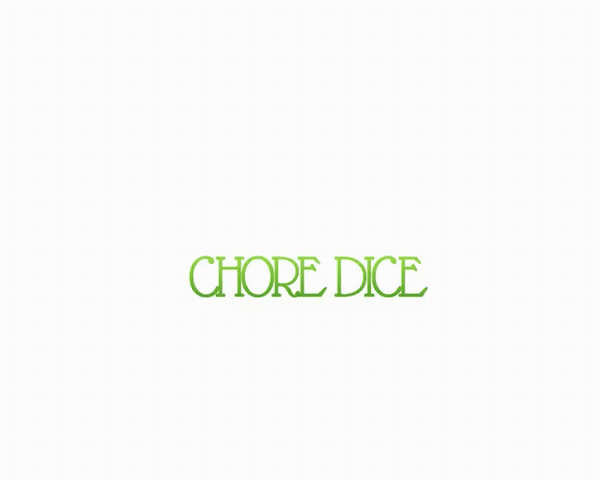 Chore Dice Game
